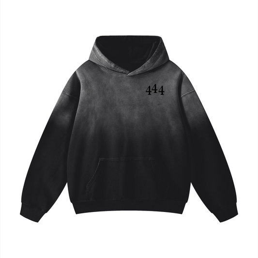 Angel Number 444 - Hoodie Black Ombre